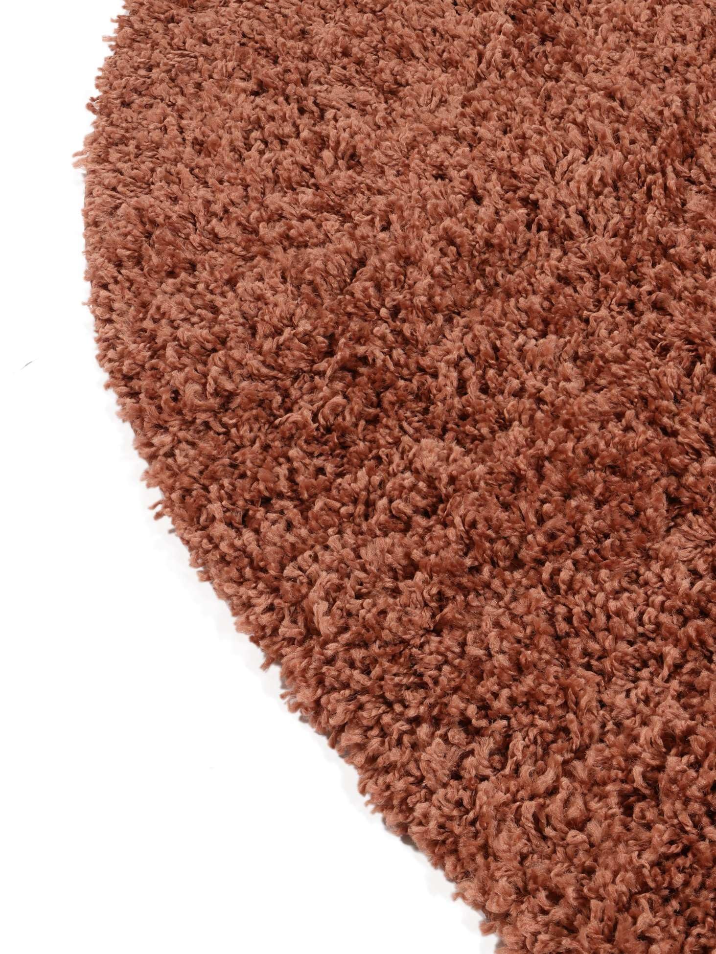 RugVista Aris, Alfombra, Modernas, Ø 150 cm, Redondo, Pelo Lungo, Sala de Estar, Dormitorio, Pasillo, Limpieza en seco, Óxido