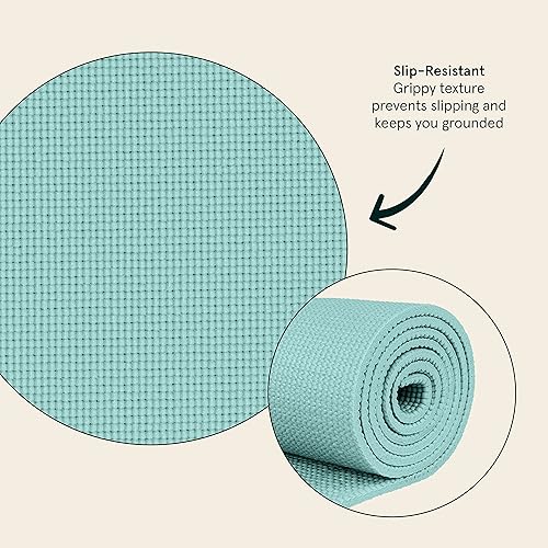 Miniatura 4 de Retrospec Pismo - Esterilla de yoga con correa de nailon para hombres y mujeres, tapete de ejercicio antideslizante para yoga, pilates,