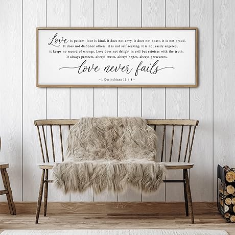 1 Corinthians 13 Wall Decor