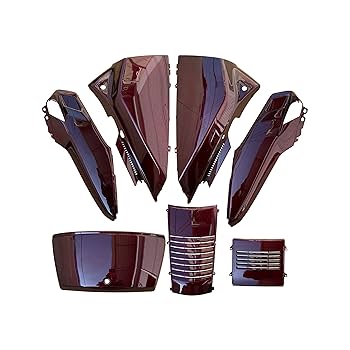 ホンダフュージョン MF02 アンダーカウル 外装 艶あり茶色 1セット ホンダ フュージョンMF02 外装アッパー 8点セット 茶色(ブラウン