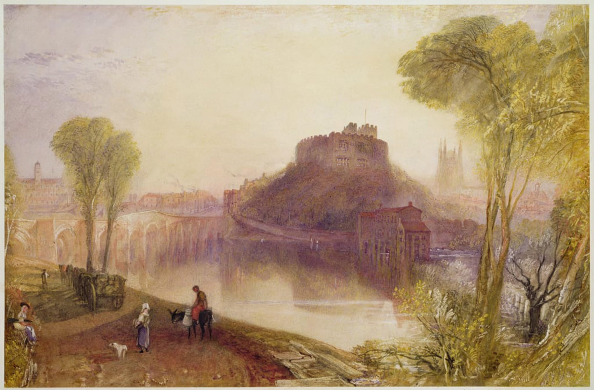POSTERIIk Vintage Print Pop Art Landscape Artwork Unbekanntes Bild by Mallord William Turner Art Prints for Office Home Decor 60x90cm