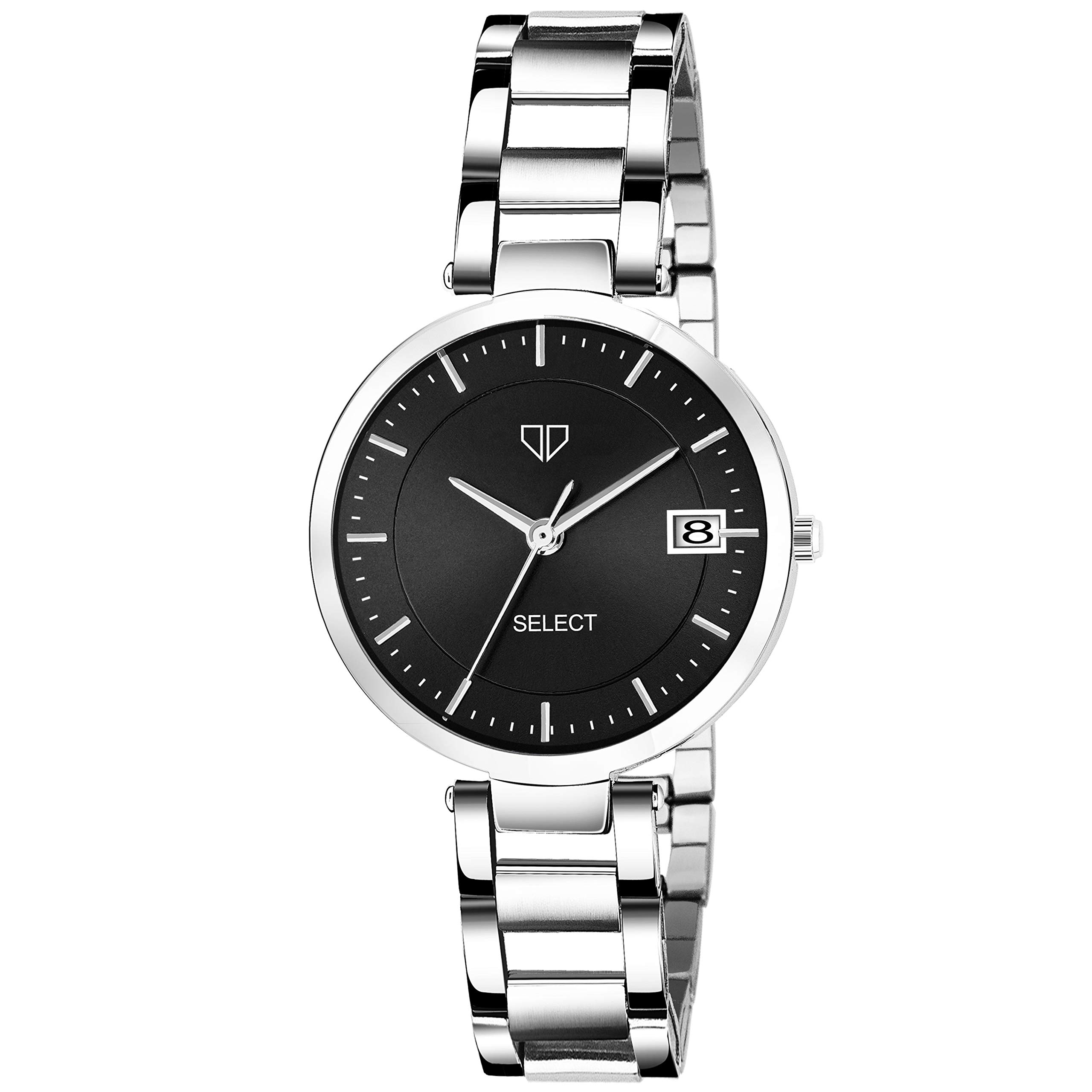 Walrus A Series Black Dial Women’s Watch | Silver Stainless Steel Strap | Day & Date Function | 34mm | Professional & Casual Use- Women’s Business Wrist Watch for Gift (B0C4L5XQ2J) Amazon Price History, Amazon Price Tracker