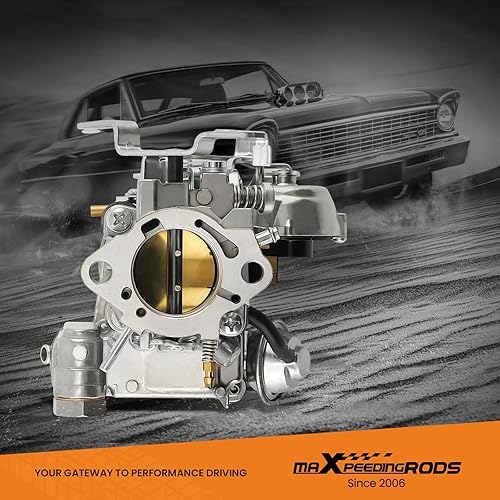 Miniatura 8 de maXpeedingrods Carburador de 1 barril, para Chevy para GMC 4.8L 2924.1L 250 6 Cyl, estrangulador automático carburador de 1 barril para Chevrolet