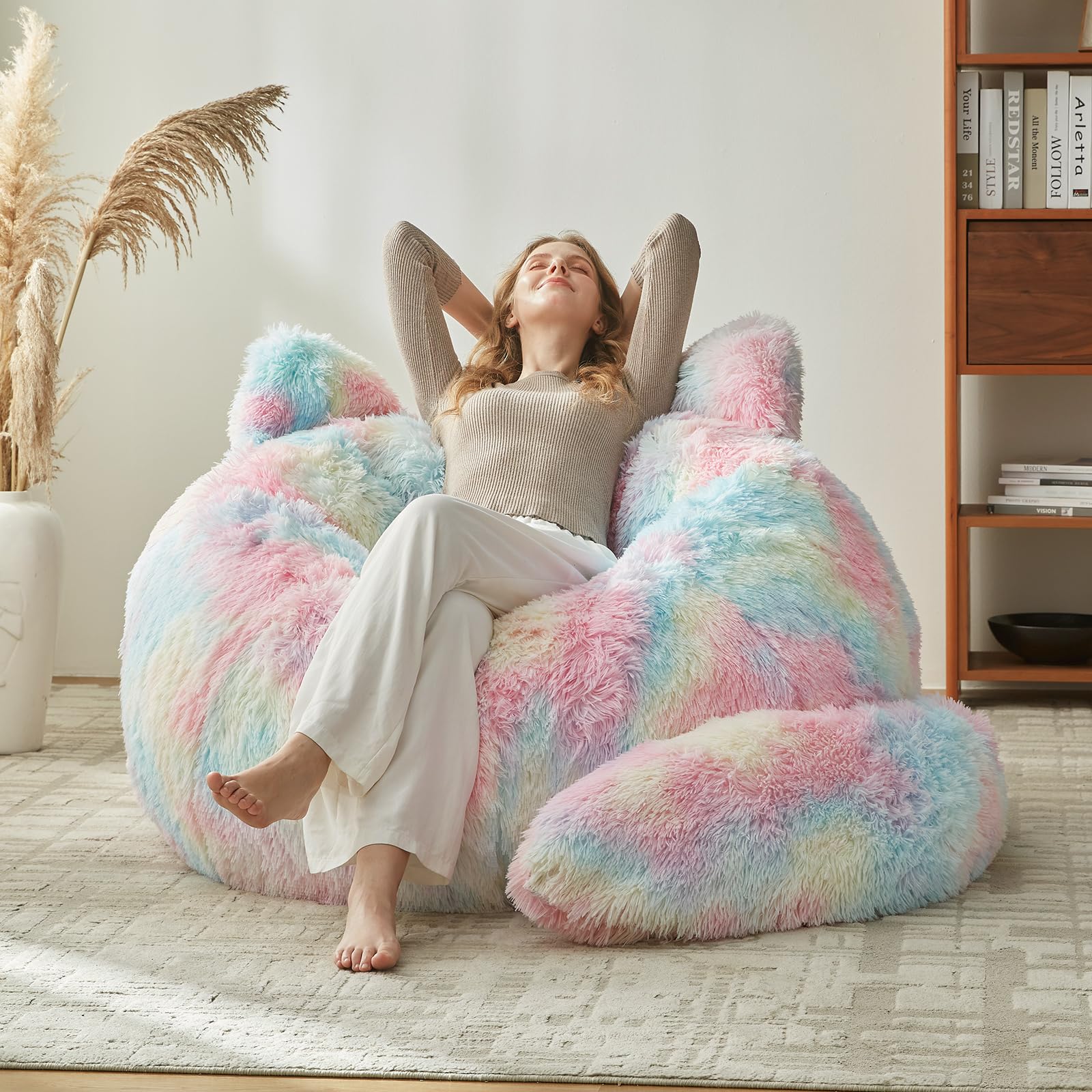 EBENCHICO Giant Bean Bag Chairs Cat Design