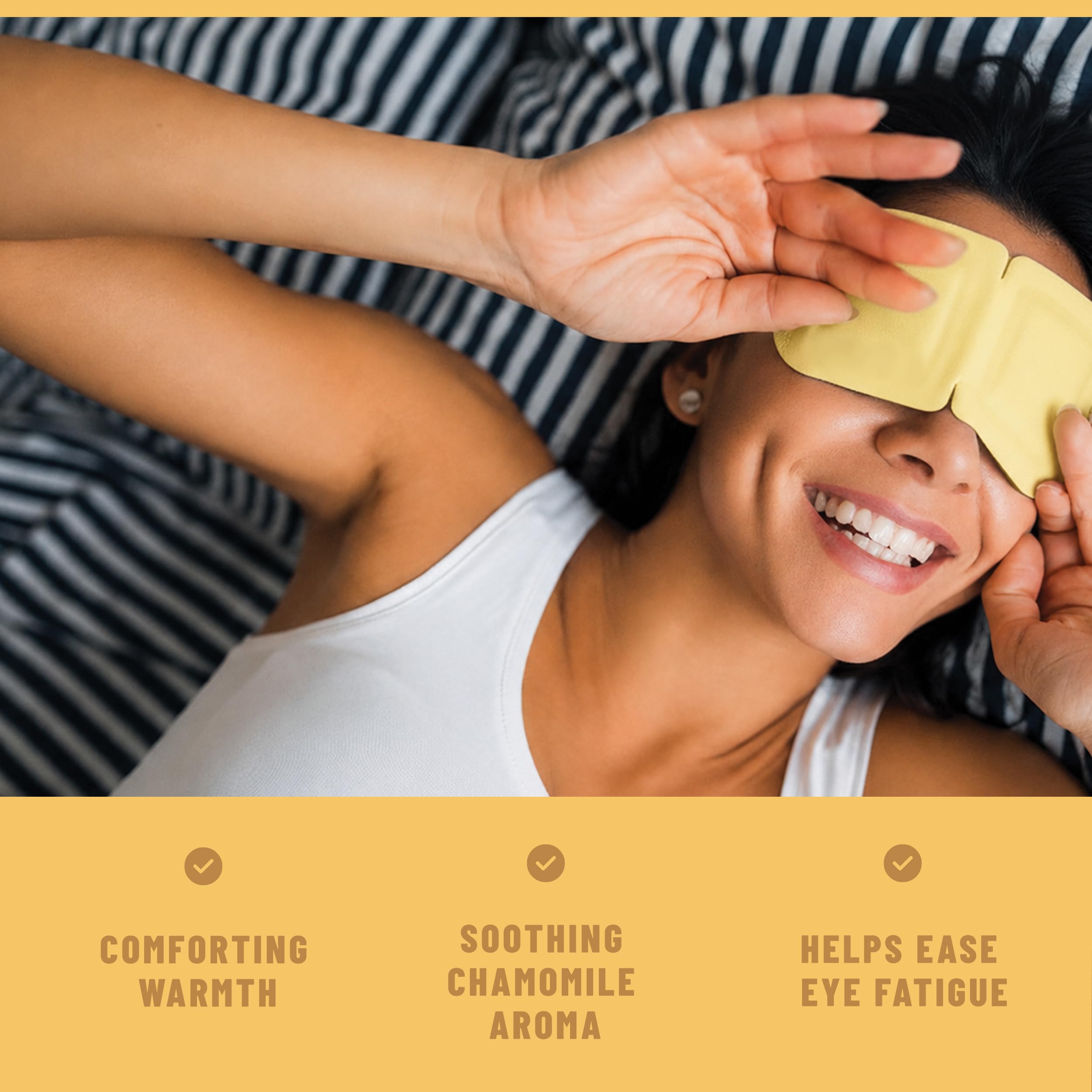 TOLEVITA Self-Heating Steam Eye Masks, 20 Pack