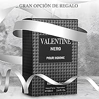 Vista 7 de Valentine Nero - Fragancia aromática amaderada con notas florales y minerales, aroma masculino, 3.4 fl oz