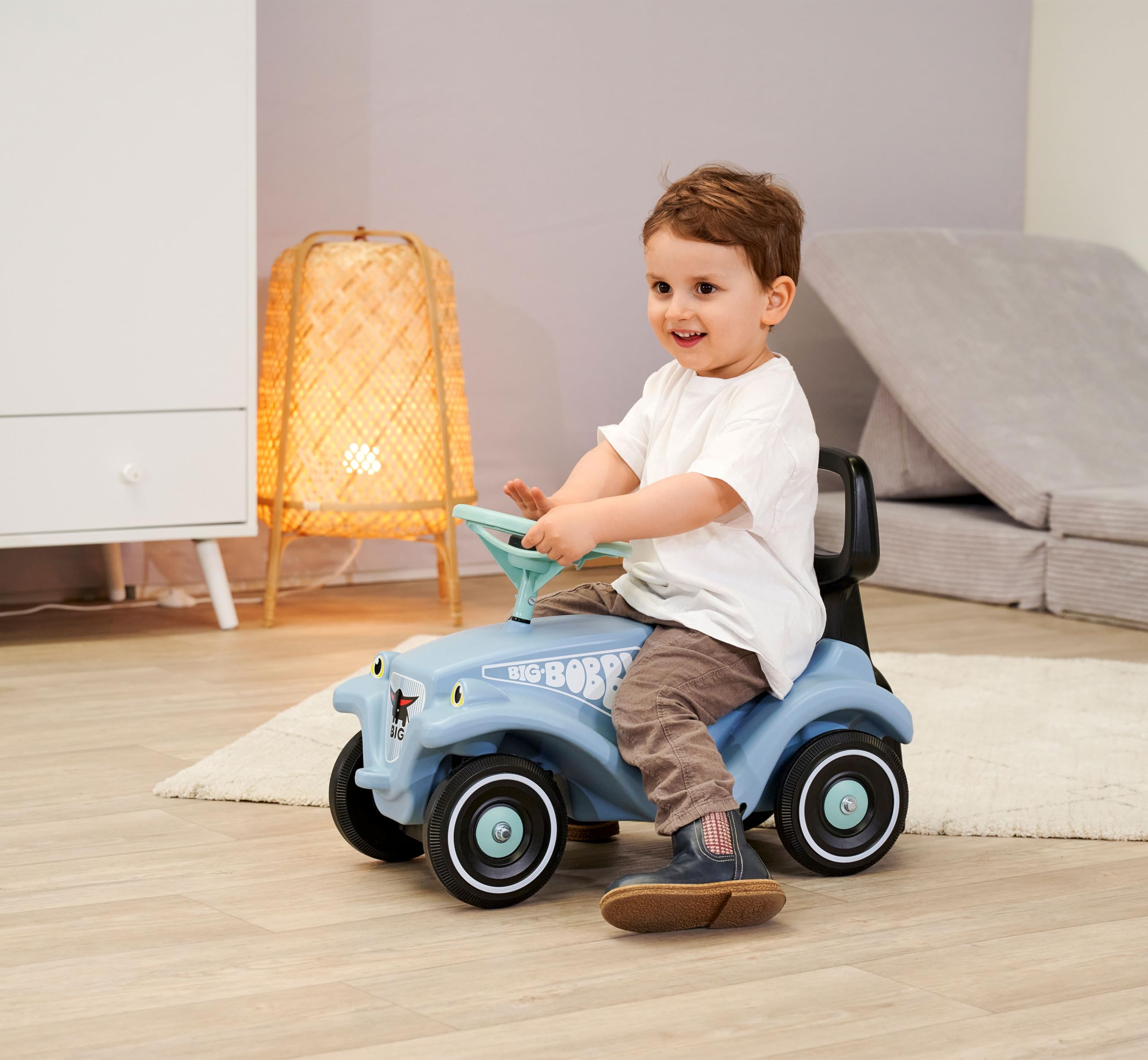 Big Bobby Car Classic Bundle - Childrens Vehicle For Boys And Girls Classic Ride-On Vehicle Up To 50 Kg Including 2-in-1 Walker And Backrest For Children From 1 Year product thumbnail 7