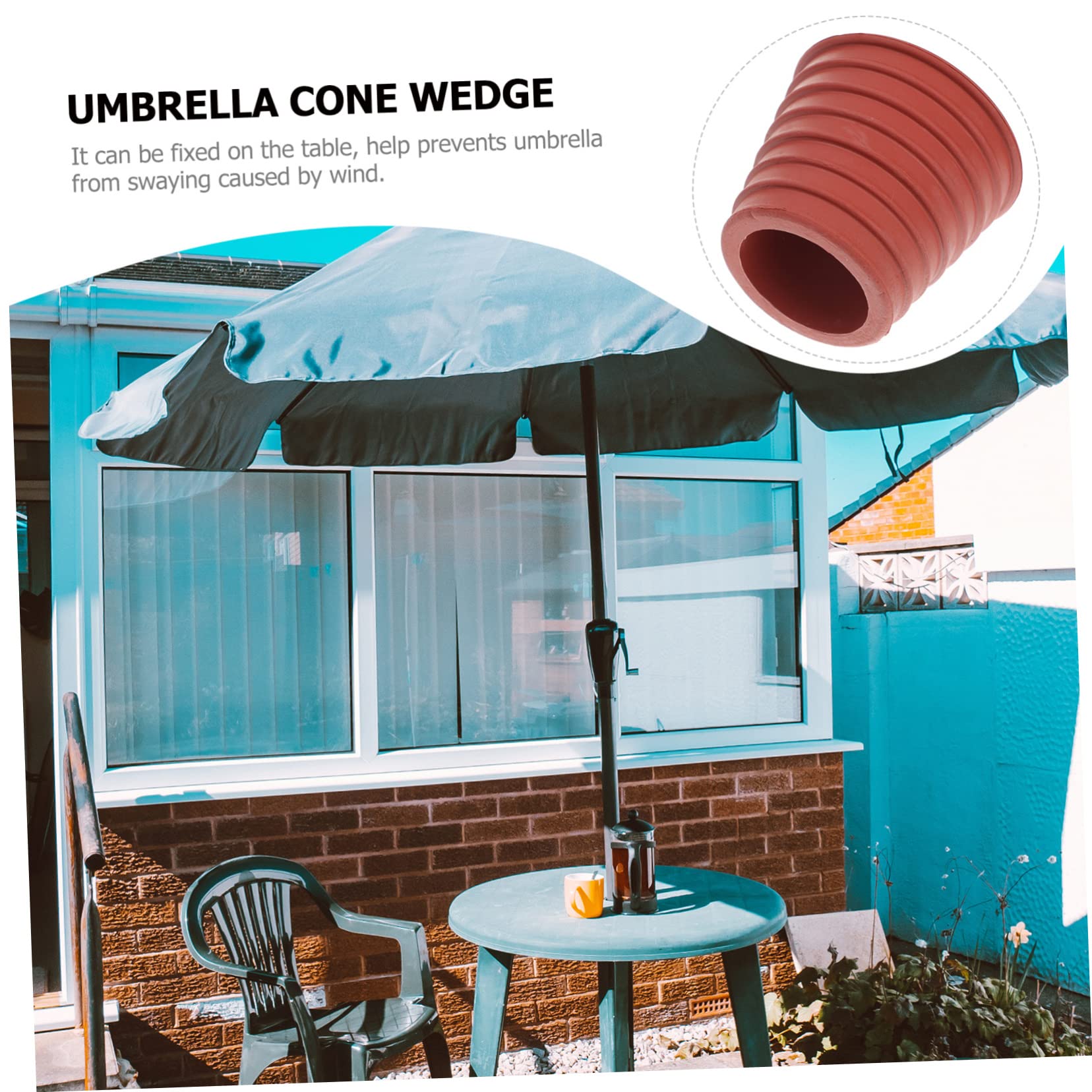 amazon patio umbrella cone Amazon.com : HAKIDZEL Outdoor Umbrella Base Cover Rubber Cone Wedge for  Patio Table Hole Easy Install Durable Material : Patio, Lawn & Garden