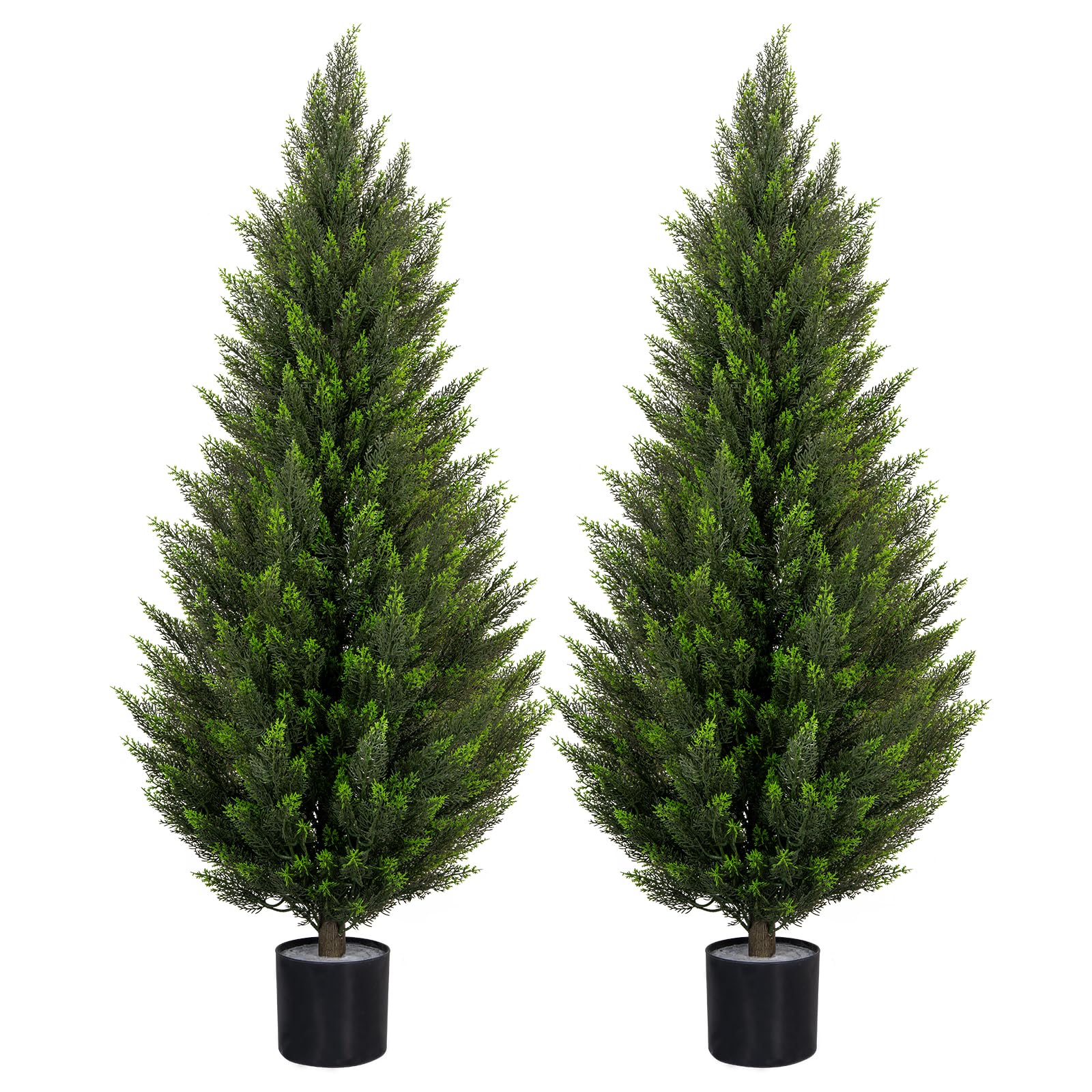 VIVATREES 5FT Artificial Topiary Cedar Trees