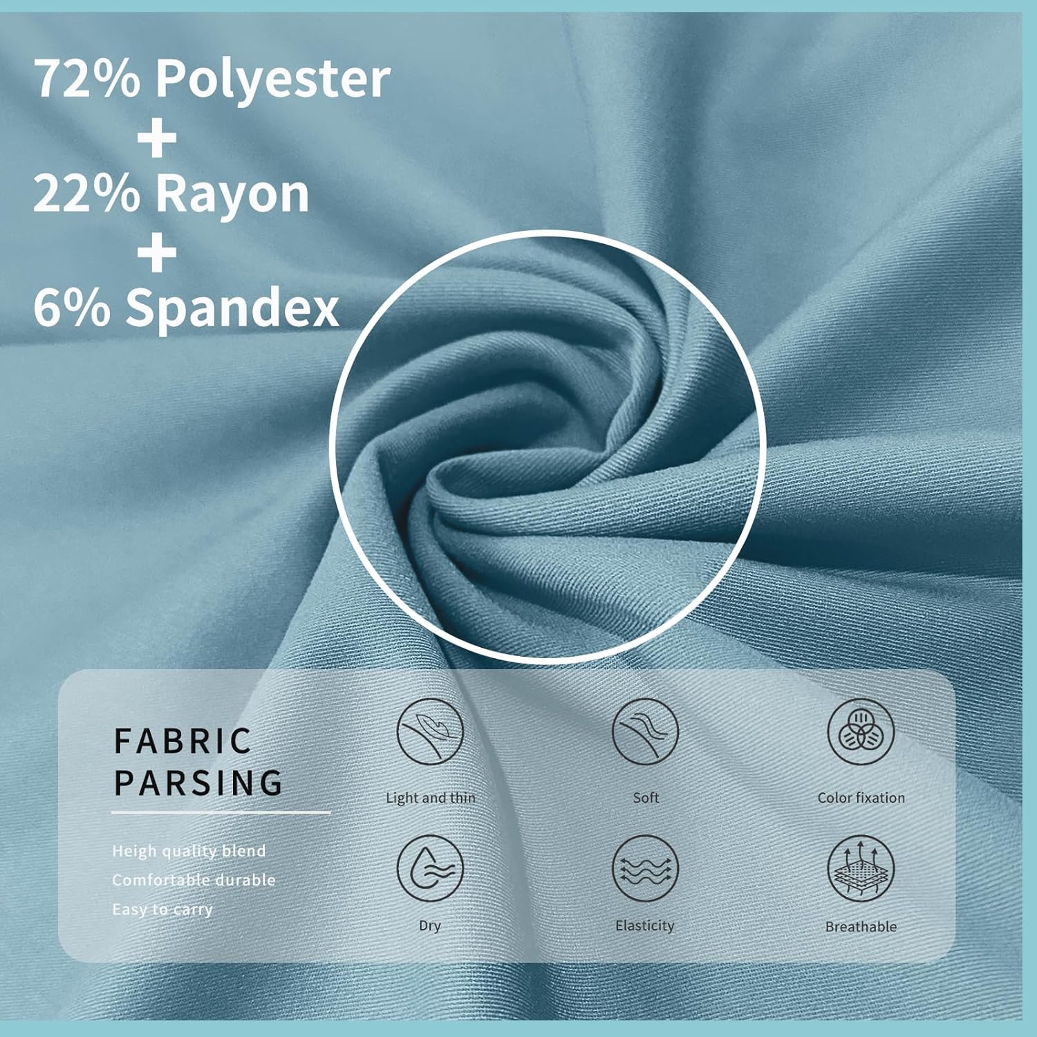 VIAOLI Scrubs for Women Set Modern V-Neck Top & 8 Pocket Jogger Pants Nursing Uniform Solid Stretch Workwear - Image 5