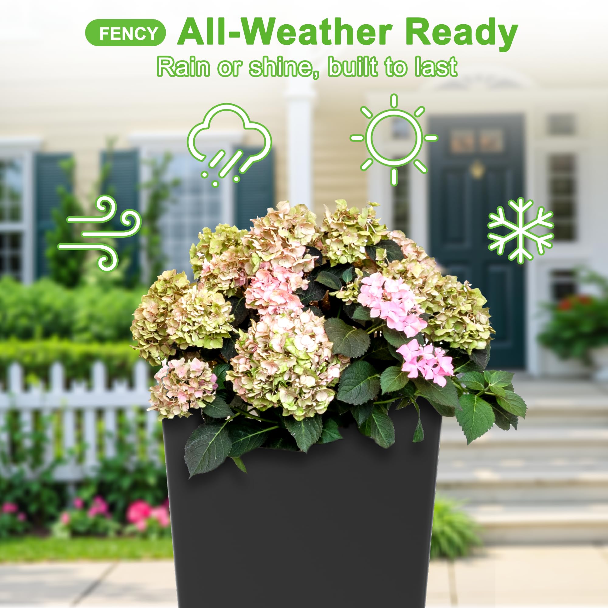 plastic potting plants 2
