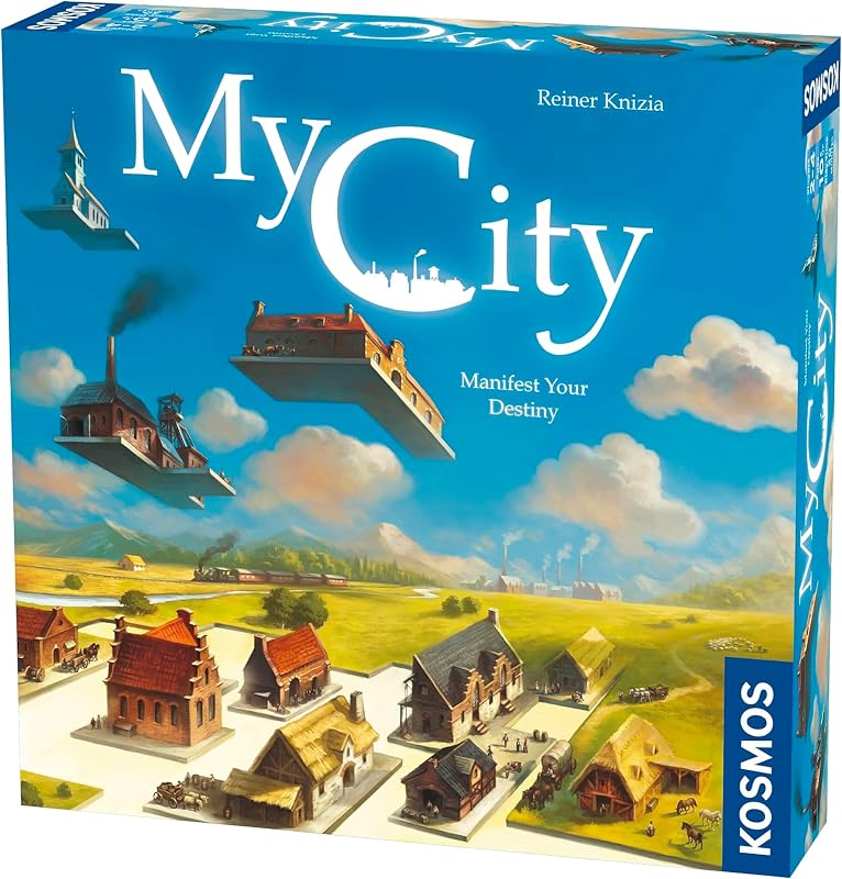 Thames & Kosmos My City | Familia – Amigable | Juego de mesa heredado | Kosmos Games | De 2 a 4 jugadores | A partir de 10 años | El galardonado diseñador Reiner Knizia , azul