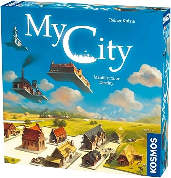 Thames & Kosmos My City | مناسب للعائلة | Legacy Board Game | Kosmos Games | 2 إلى 4 لاعبين | من سن 10 سنوات فما فوق | المصمم الحائز على جوائز راينر كنيزيا، أزرق