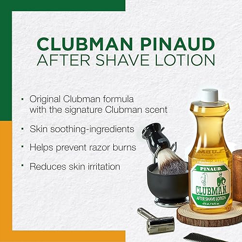 Clubman Pinaud After Shave Lotion - 16 oz Mens Grooming(16 Fl Oz (Pack of 1))