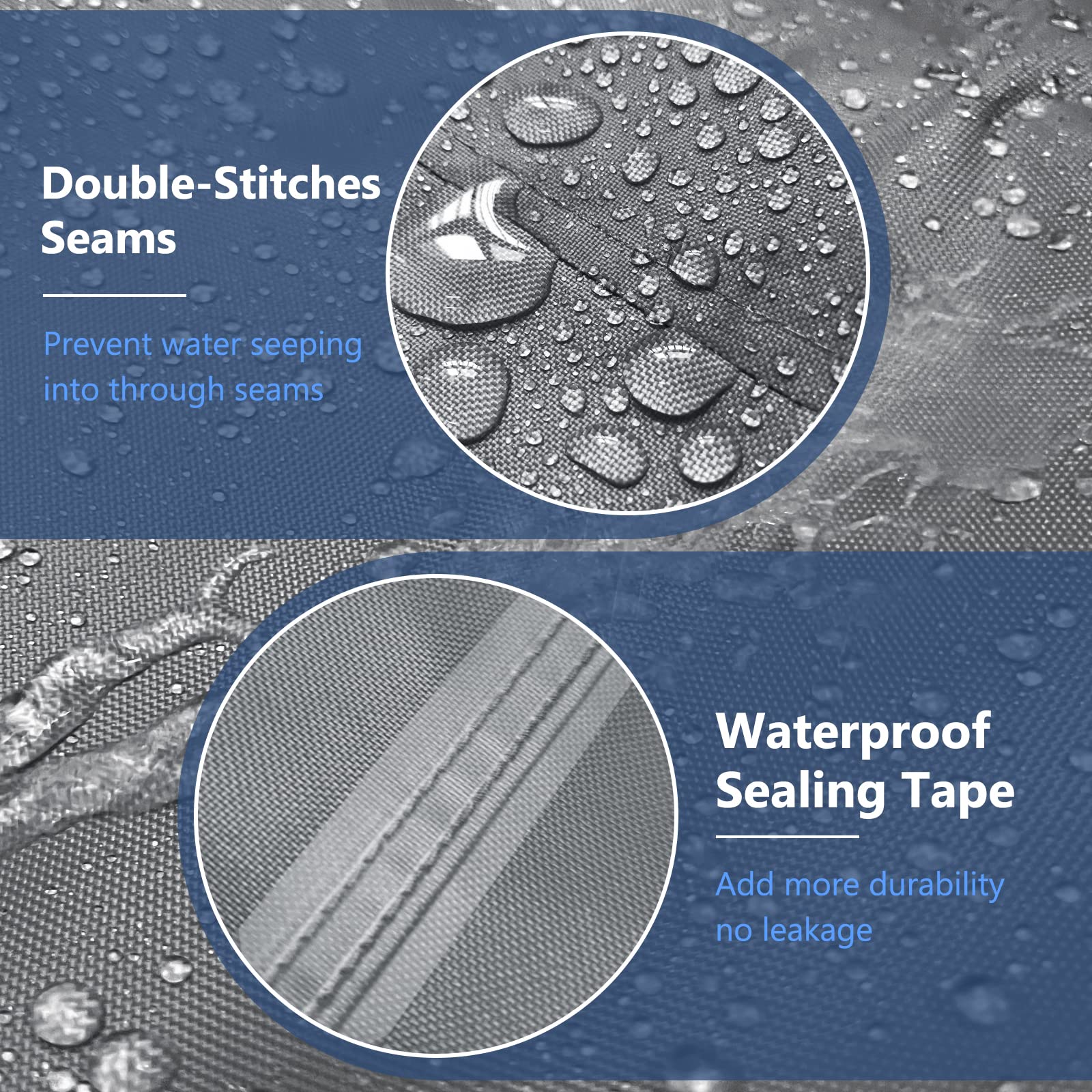 STARTWO 2 Years Lifespan Patio Furniture Covers 4 Piece Set, Heavy Duty