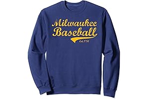 Milwaukee Brewers Sweatshirt: Vintage Retro Baseball Fan Apparel