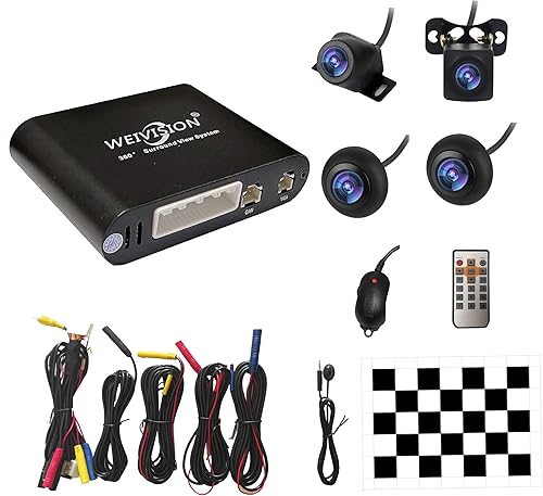 Universal 360 grados Bird View System Car DVR Record Panoramic View All Round View Sistema de cámara de visión trasera para todo el coche