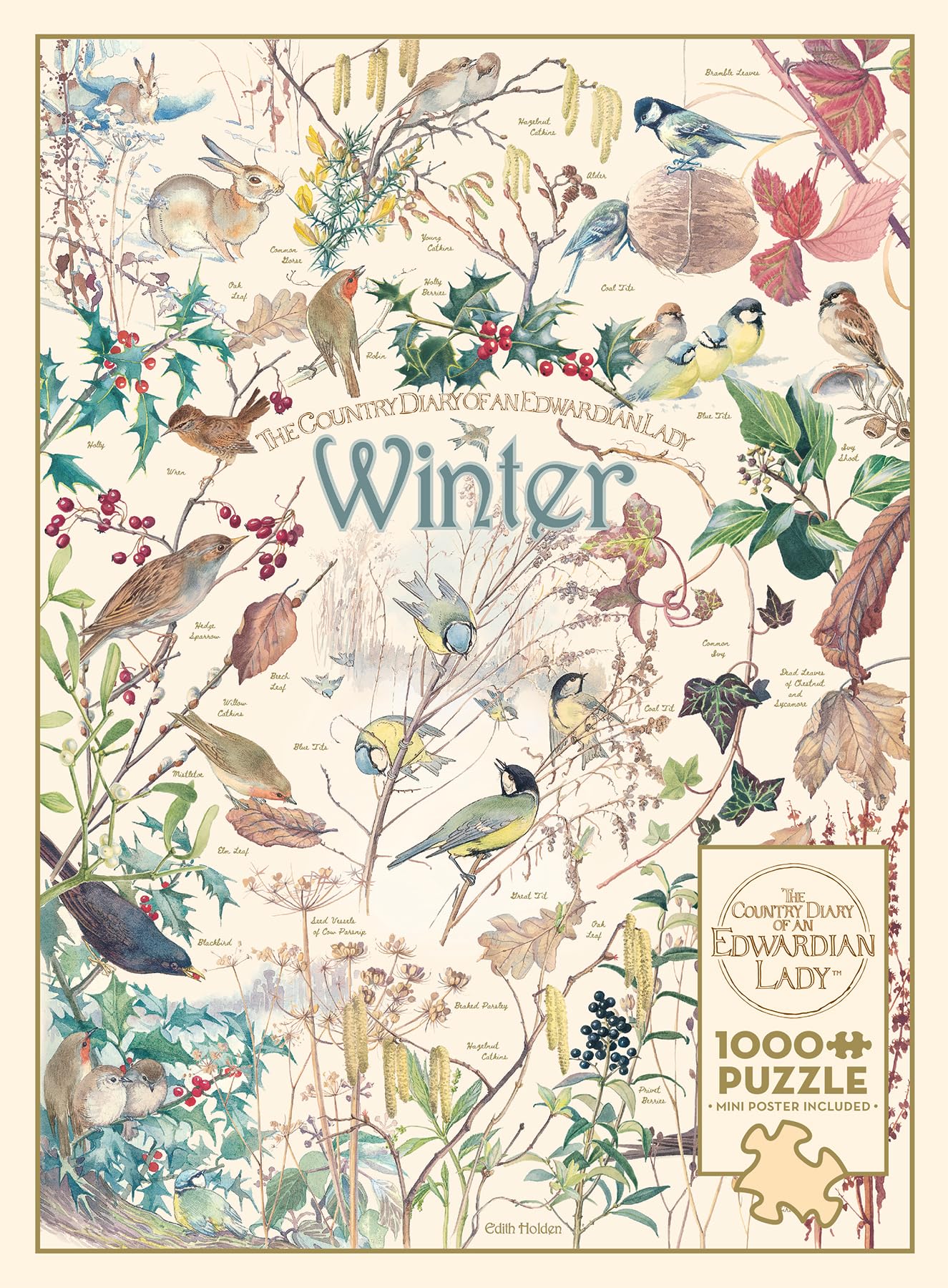 Amazon.com: Cobble Hill 1000 Piece Puzzle - Country Diary: Winter