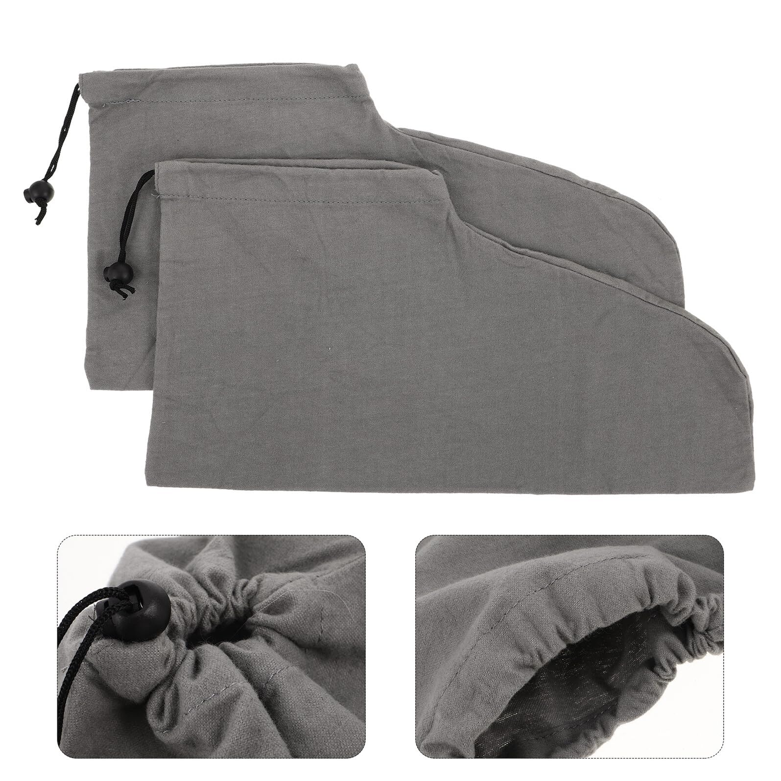 TEHAUX 6pezzi Borse Per Scarpe Da Viaggio Coulisse Organizer Da Viaggio in Cotone Per Separare e Trasportare Scarpe Salvaspazio Per Viaggi e Uso Domestico