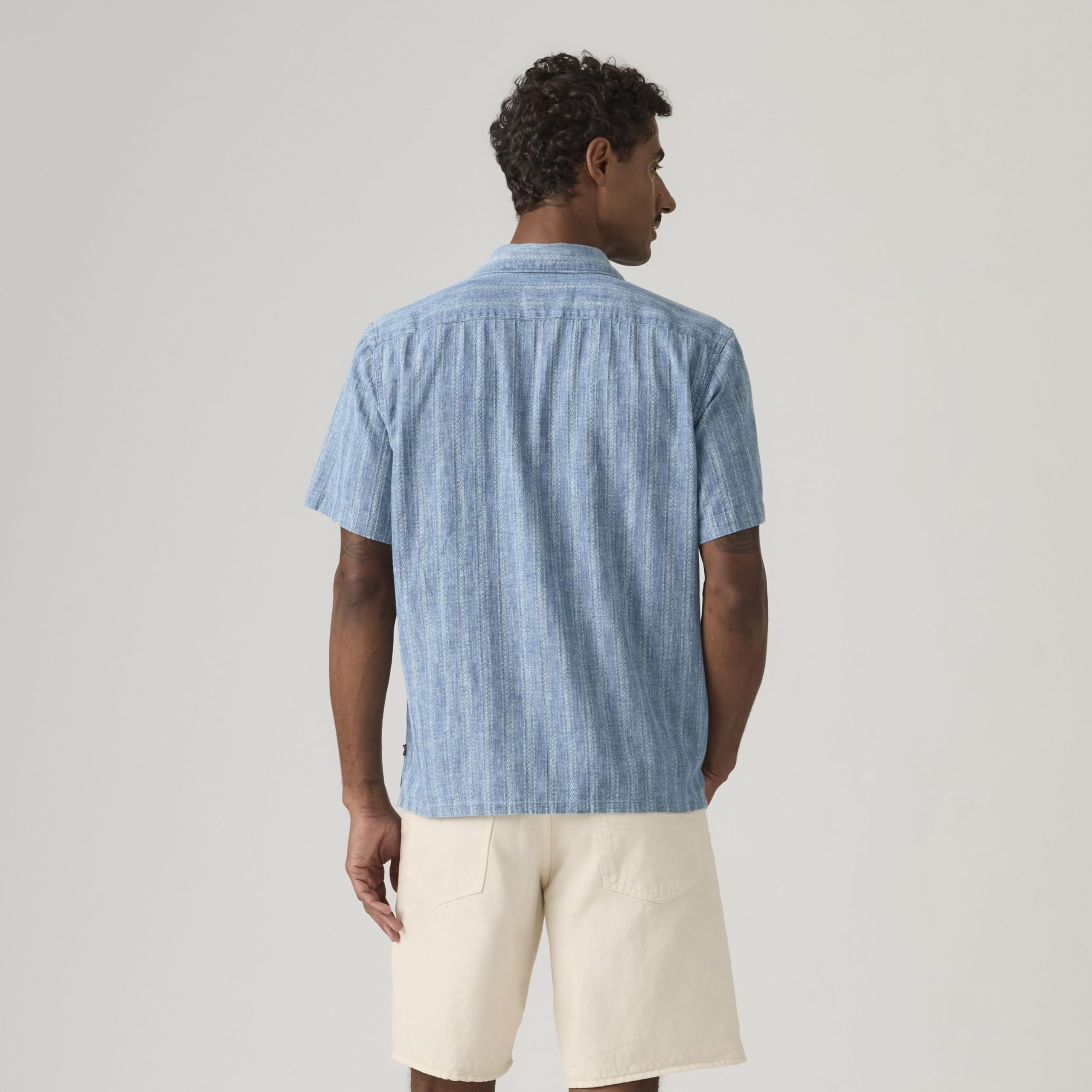 Levi's Herren Sunset No Pkt Camp Standard Hemd mit Button-Down-Kragen (1er Pack)