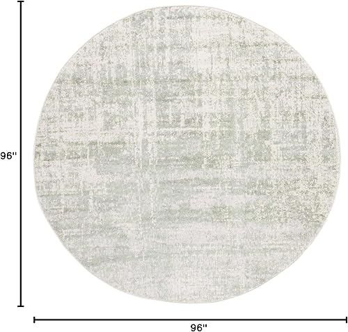 Miniatura 182 de SAFAVIEH Adirondack Collection Tapete de área XL, 12 x 15 pies, color crema y dorado, diseño abstracto moderno, no desprende pelusa y de fácil
