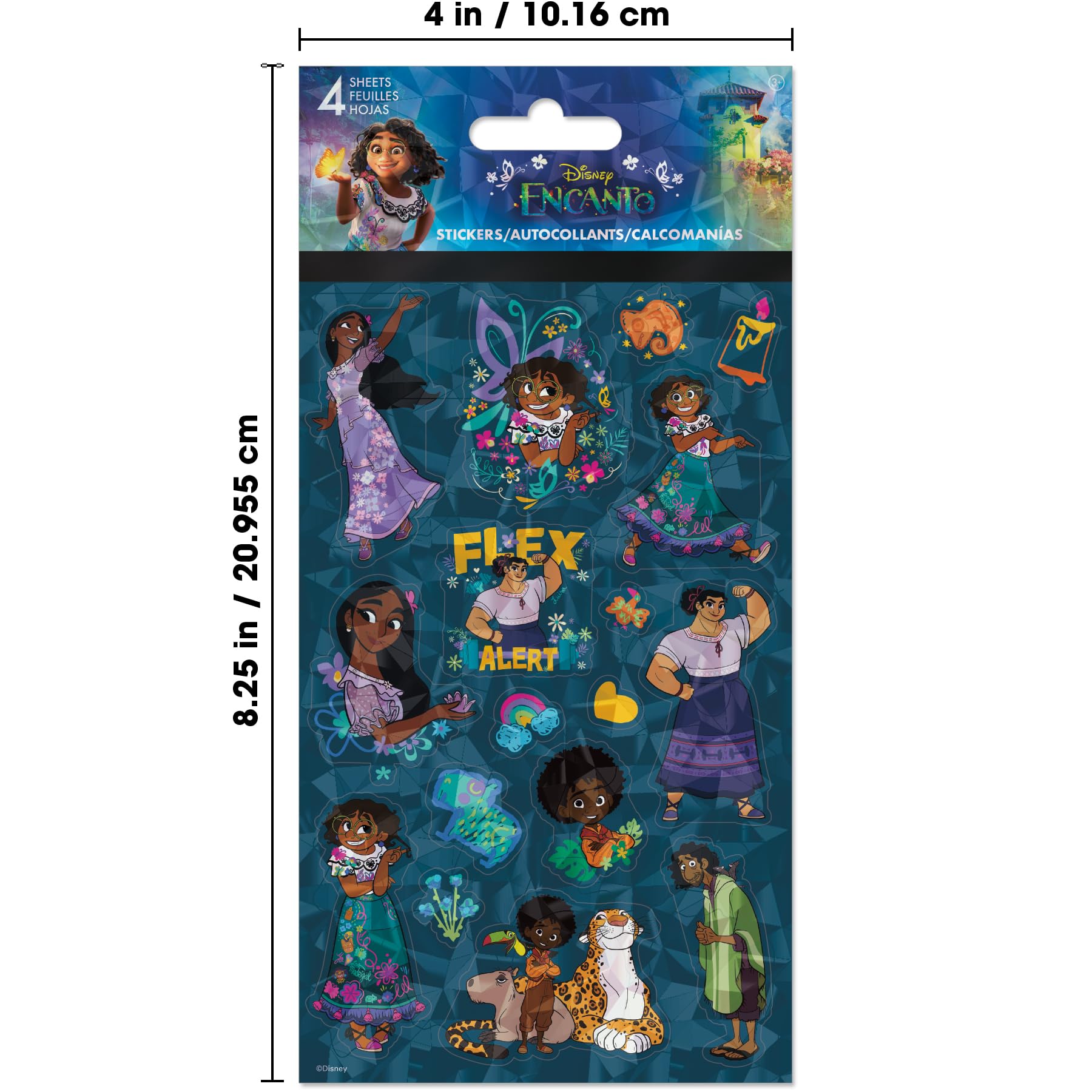 Amazon.com: Encanto Standard Sticker - 4 Sheet : Toys & Games