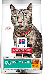 Ração Hill's Science Diet Peso Perfeito para Gatos Adultos Sabor Frango - 1.36kg