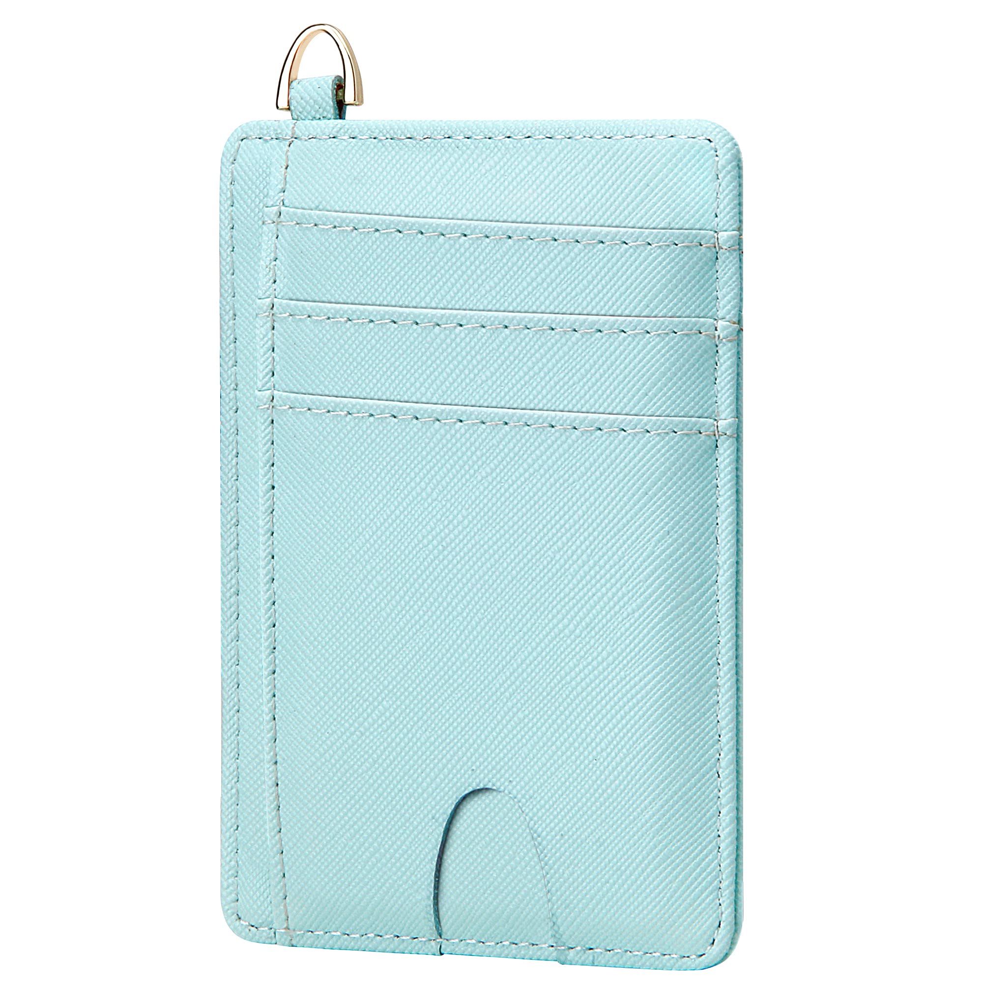 GEEAD Slim Minimalist Front Pocket RFID Blocking Card Holder Wallets for Men & Women