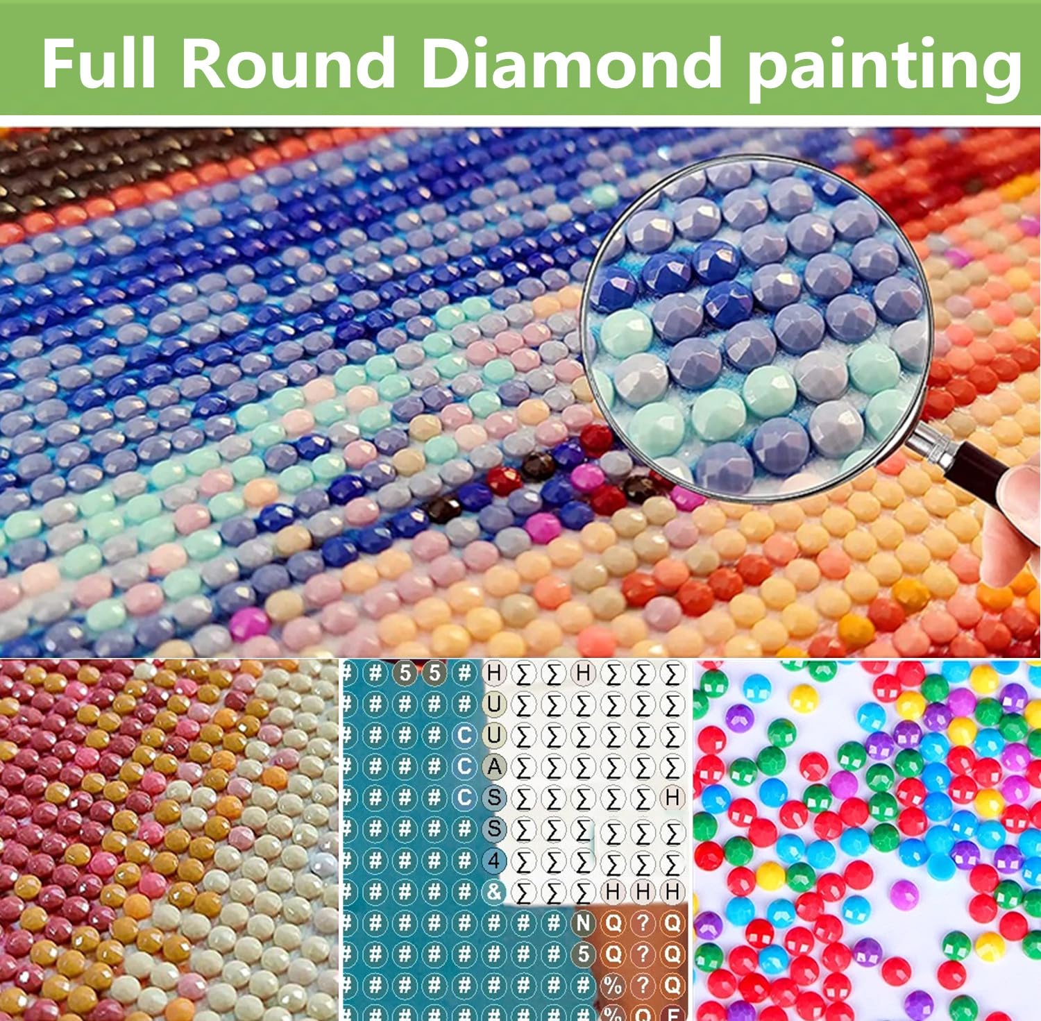 Amazon | DIY 5D ダイヤモンドペインティング フラワーリーフ