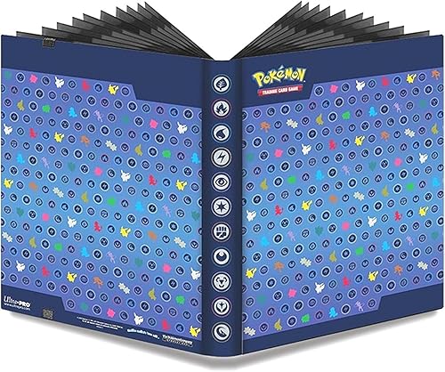 9 de bolsillo Pokemon Full-View Pro Binder álbum de siluetas