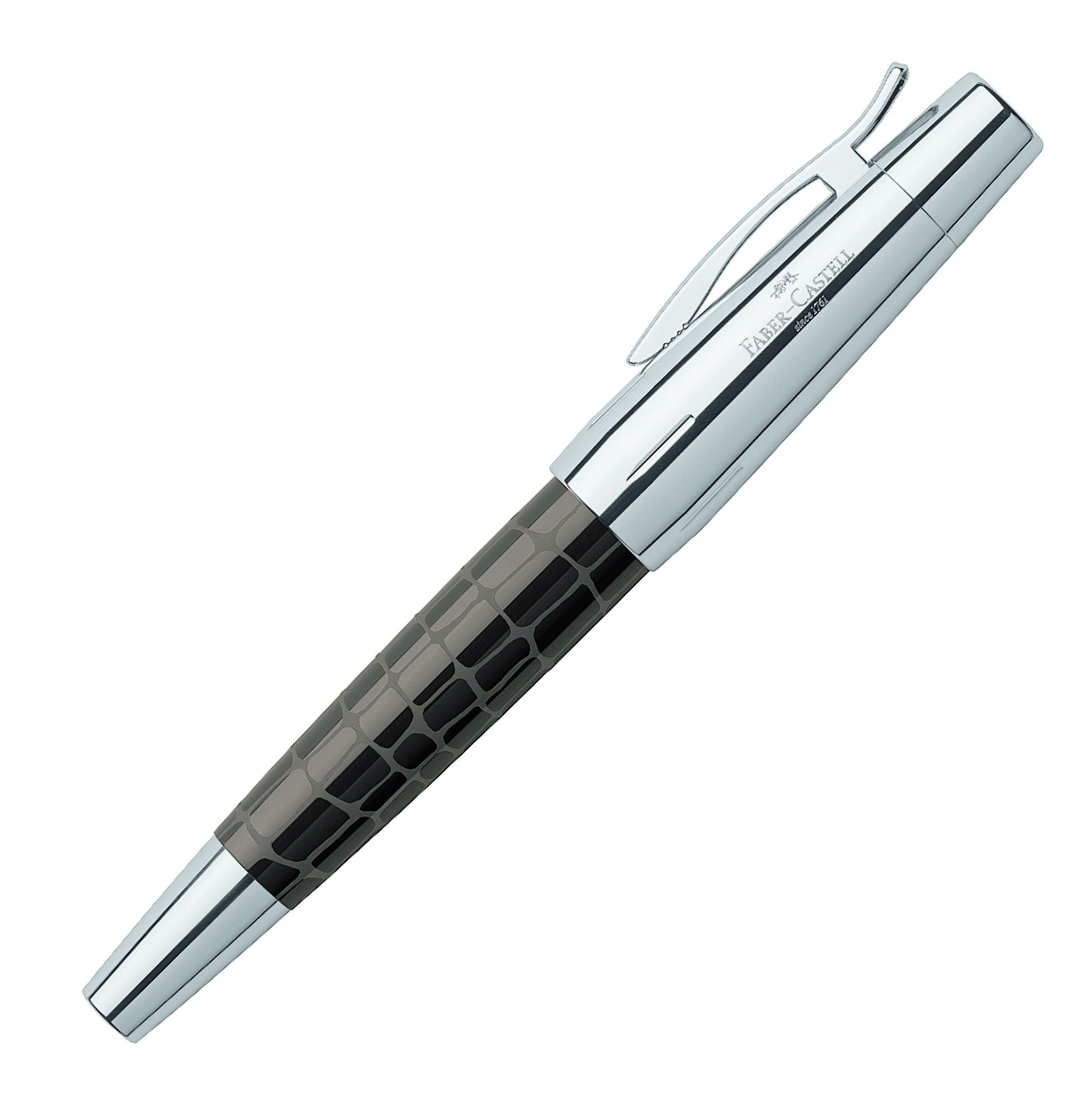 Faber -Castell E-Motion wieczne pióro Croco Brown F