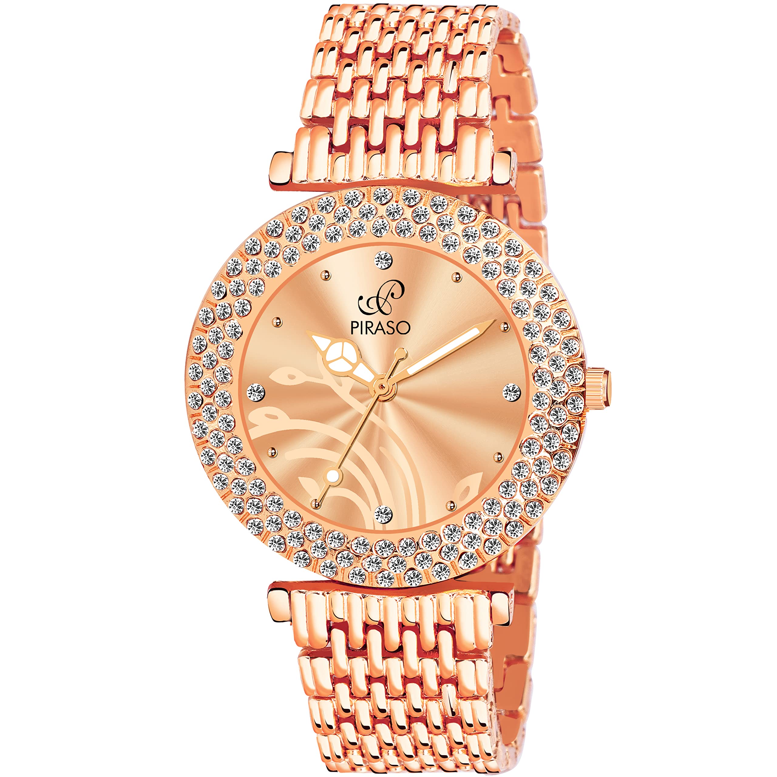 Copper Zuperia Diamond Studded Analog Watch for Women (B0BYVV6TKX) Amazon Price History, Amazon Price Tracker