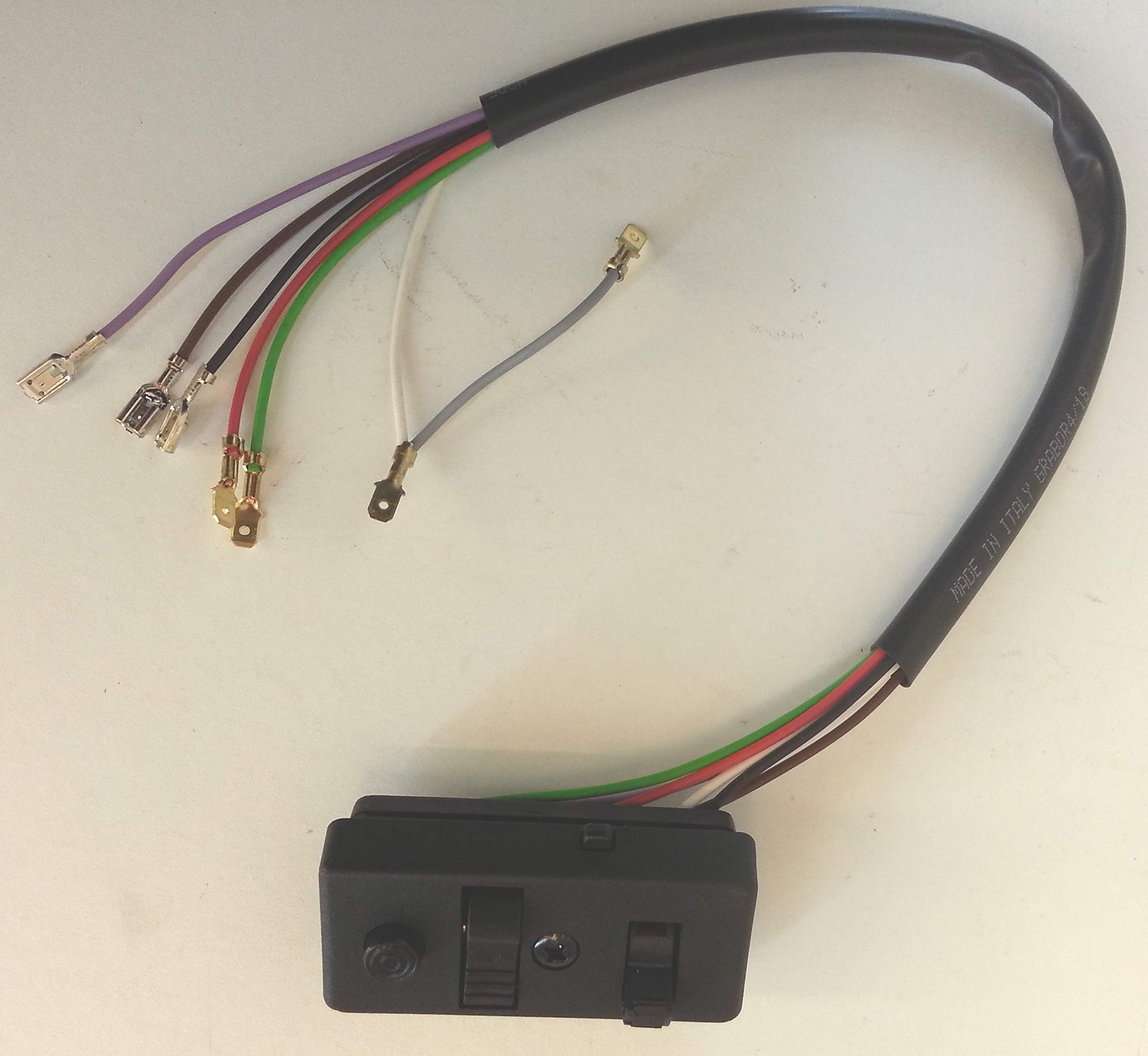 COMMUTATORE INTERRUTTORE DEVIO DEVIATORE fanale clacson compatibile con VESPA 50 special