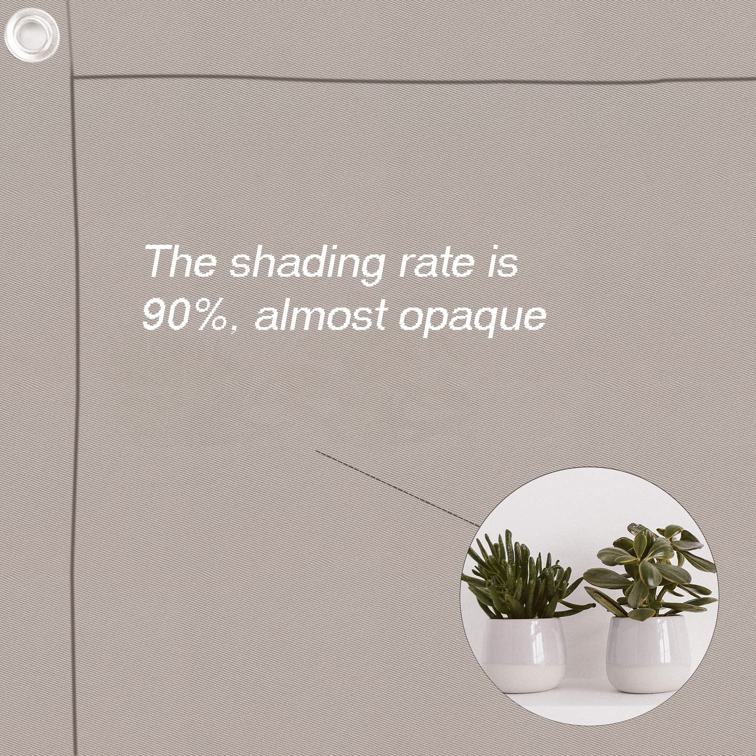 LOVE STORY Frangivista Balcono Schermi Divisori e Protettivi per Balconi Poliestere Impermeabile (PES) 1.2 x 6 m per Balcone da Giardino Esterno,Taupe