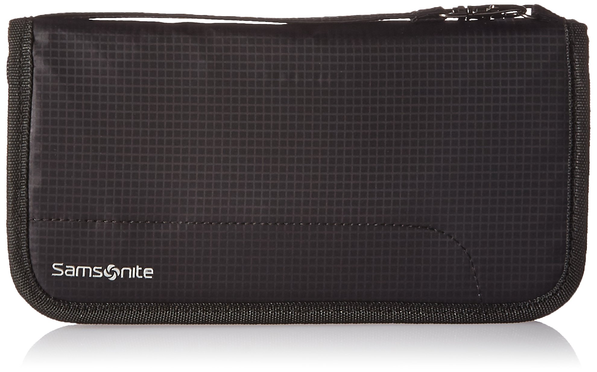 Samsonite RFID Zip Close Travel Wallet, Black, One Size