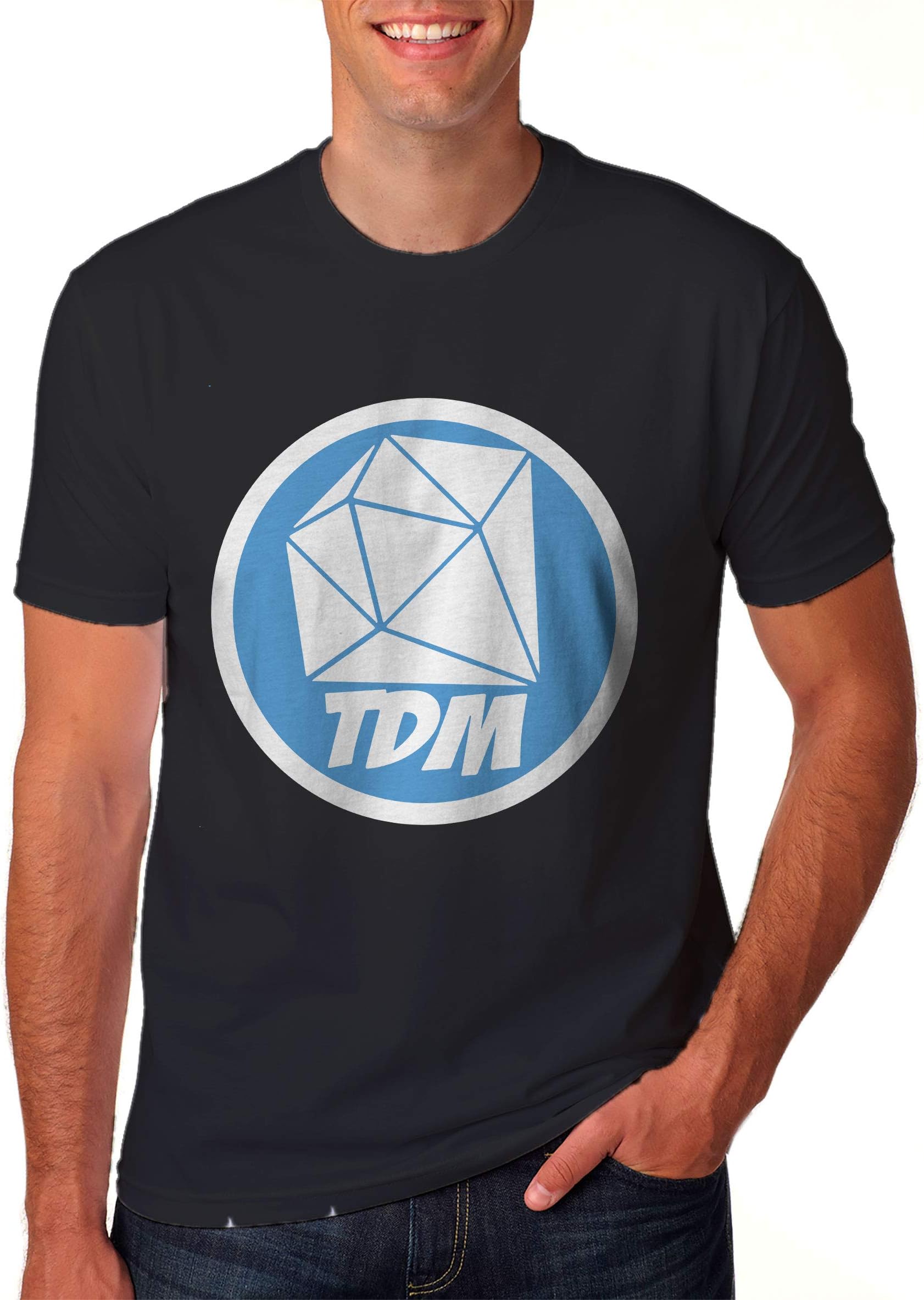 Dan DTM Diamond Mine Character Unofficial Slogan T-Shirt Funny Print Tee