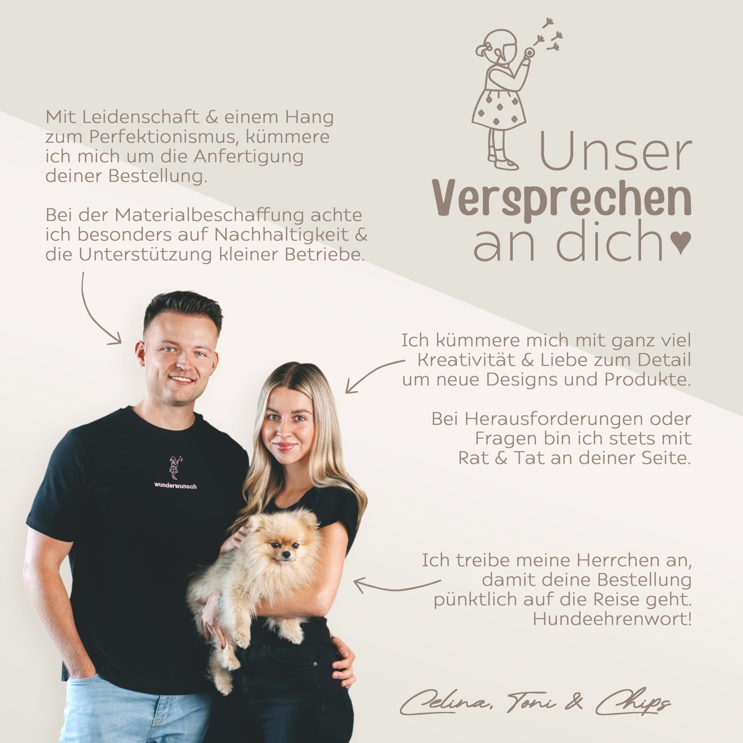 wunderwunsch - Personalisierter Motorikwürfel Holz - Montessori Würfel - Baby Motorikspielzeug ab 1 Jahr - Kinderspielzeug 18 Monate