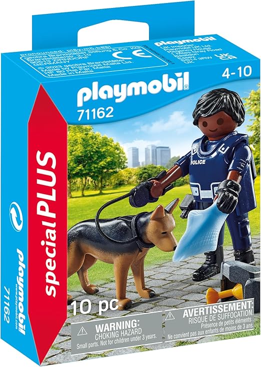 Playmobil 71162 Policeman with Search Dog