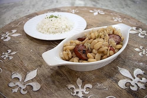 Miniatura 5 de Frijoles blancos sazonados 16 oz Ragin Cajun (paquete de 4)