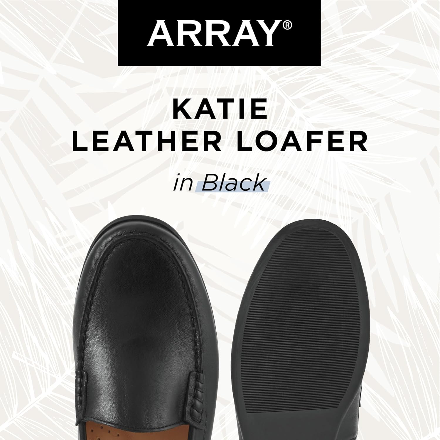 ARRAY Women's Katie Classic Slip-On Leather Loafer