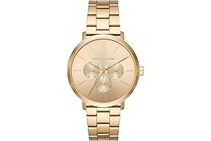 Michael Kors Mens Blake Quartz Black Leather Watch MK8318
