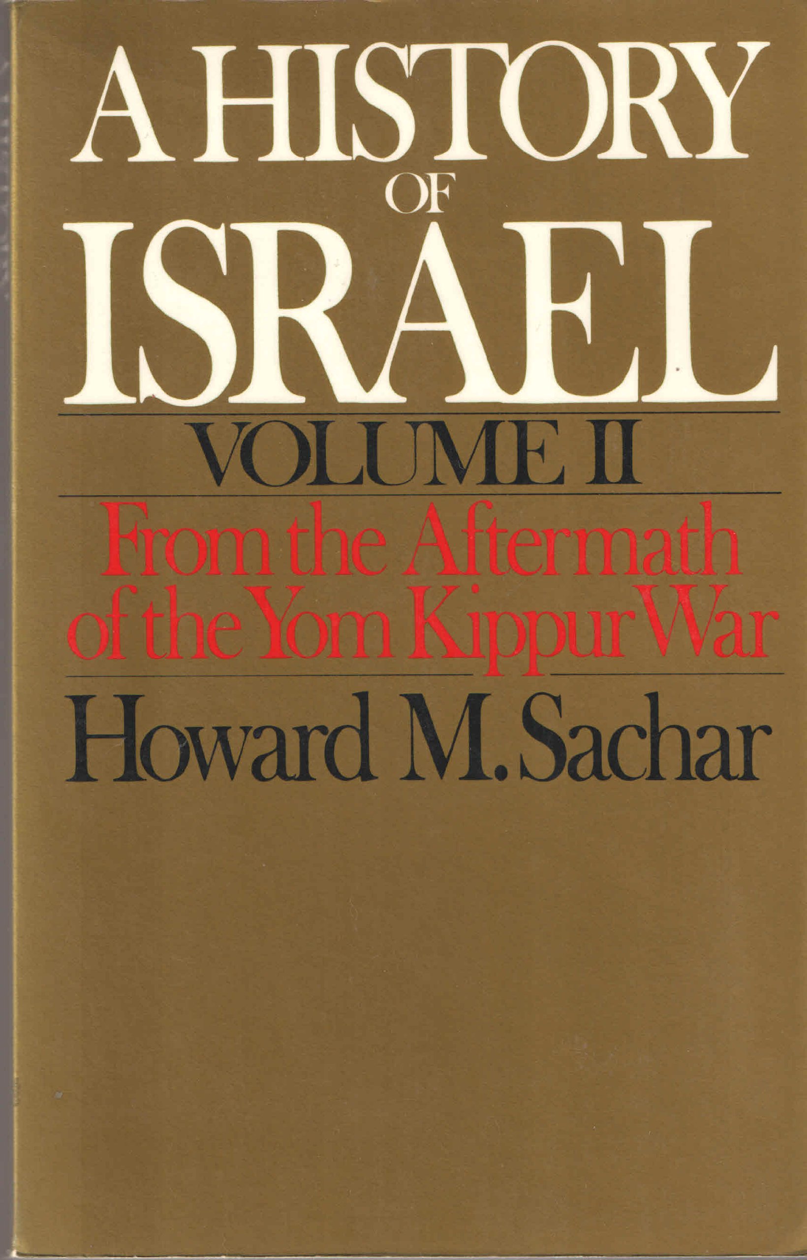A History of Israel: v. 2 (Oxford Paperbacks)