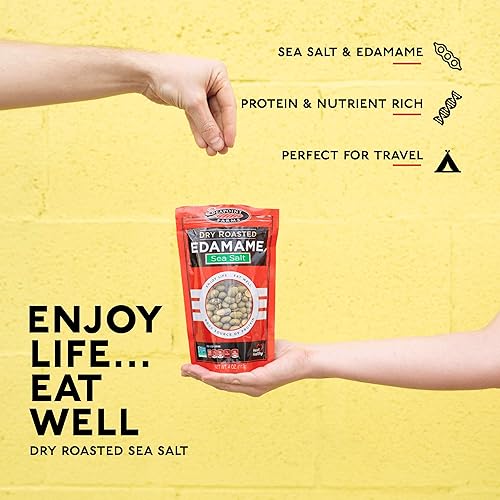 Miniatura 10 de Seapoint Farms - Edamame asado seco, bocadillo sin gluten, 4 onzas
