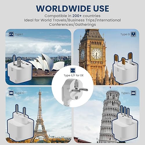 Miniatura 6 de Mapambo Convertidor de voltaje de 330 W 220 V a 110 V de EE. UU. a Europa para alisador de cabello y rizador
