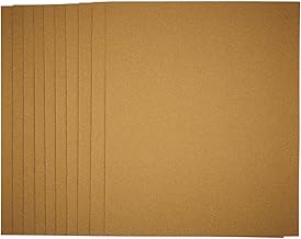 Draper 37778 - Hojas de lija de uso general, 230 x 280 mm, grano 60 (paquete de 10), color amarillo, talla única