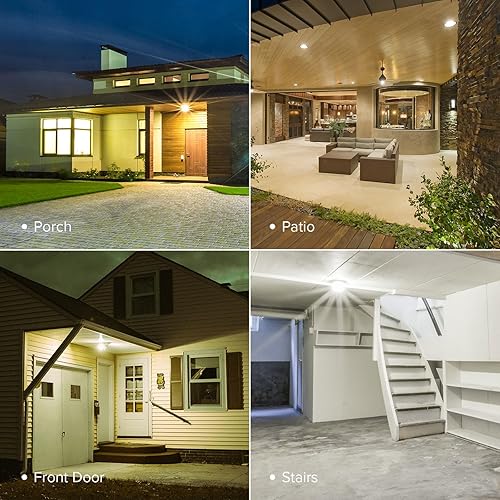 Miniatura 7 de SANSI Bombilla LED A19 con sensor de movimiento, equivalente a 100 W, eficiencia energética, 13 W, 5000 K, luz diurna de 1300 lm, luces de base