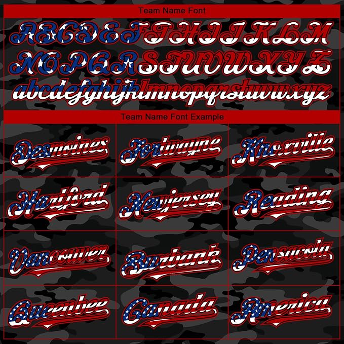 Jersey personalizado de béisbol Woodland Camo con bandera de EE. UU., camiseta patriótica de softball, uniforme deportivo para adultos y jóvenes, tallas S-7XL miniatura 4