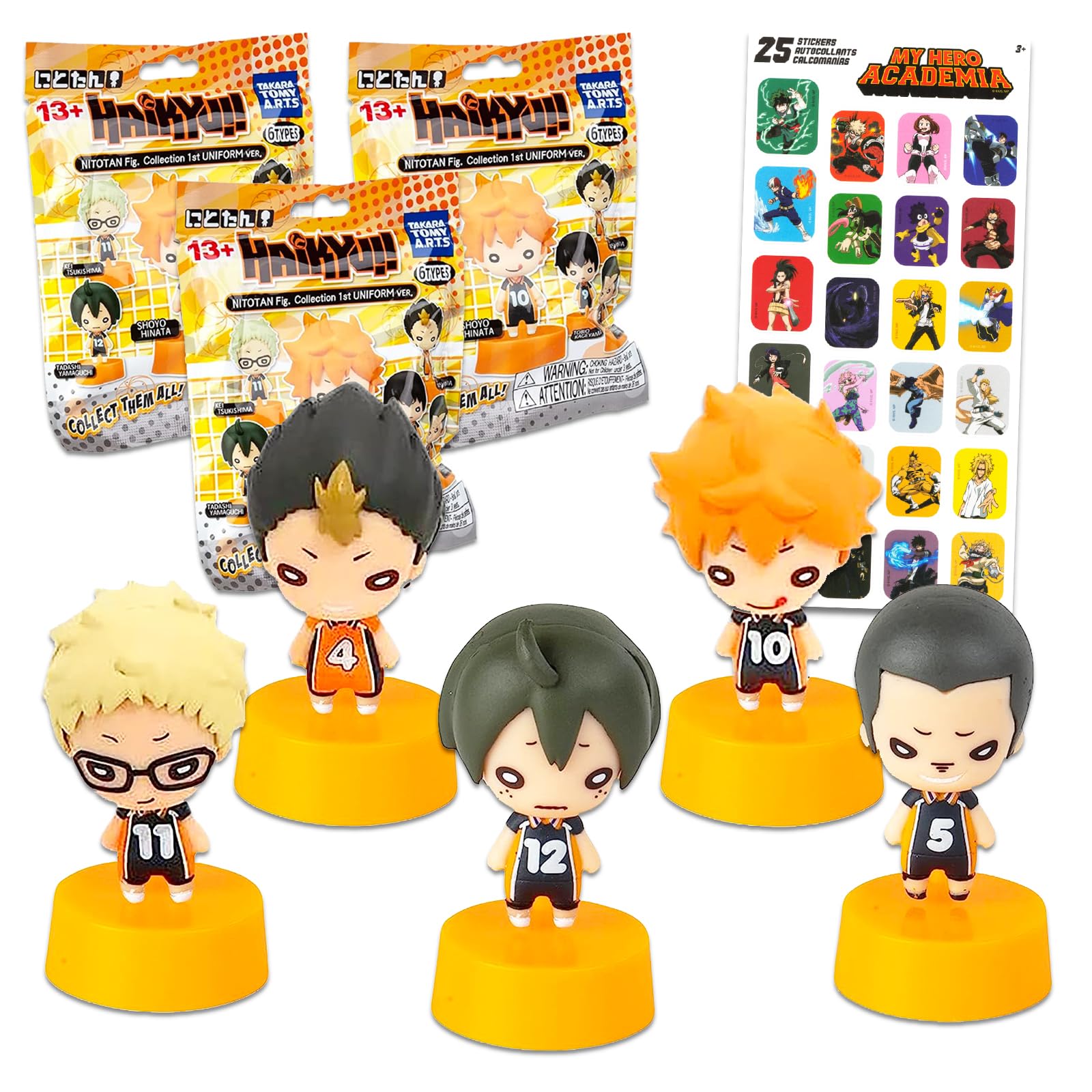 Amazon.com: Haikyuu Blind Bag Party Favors 3 Pack - Bundle with 3