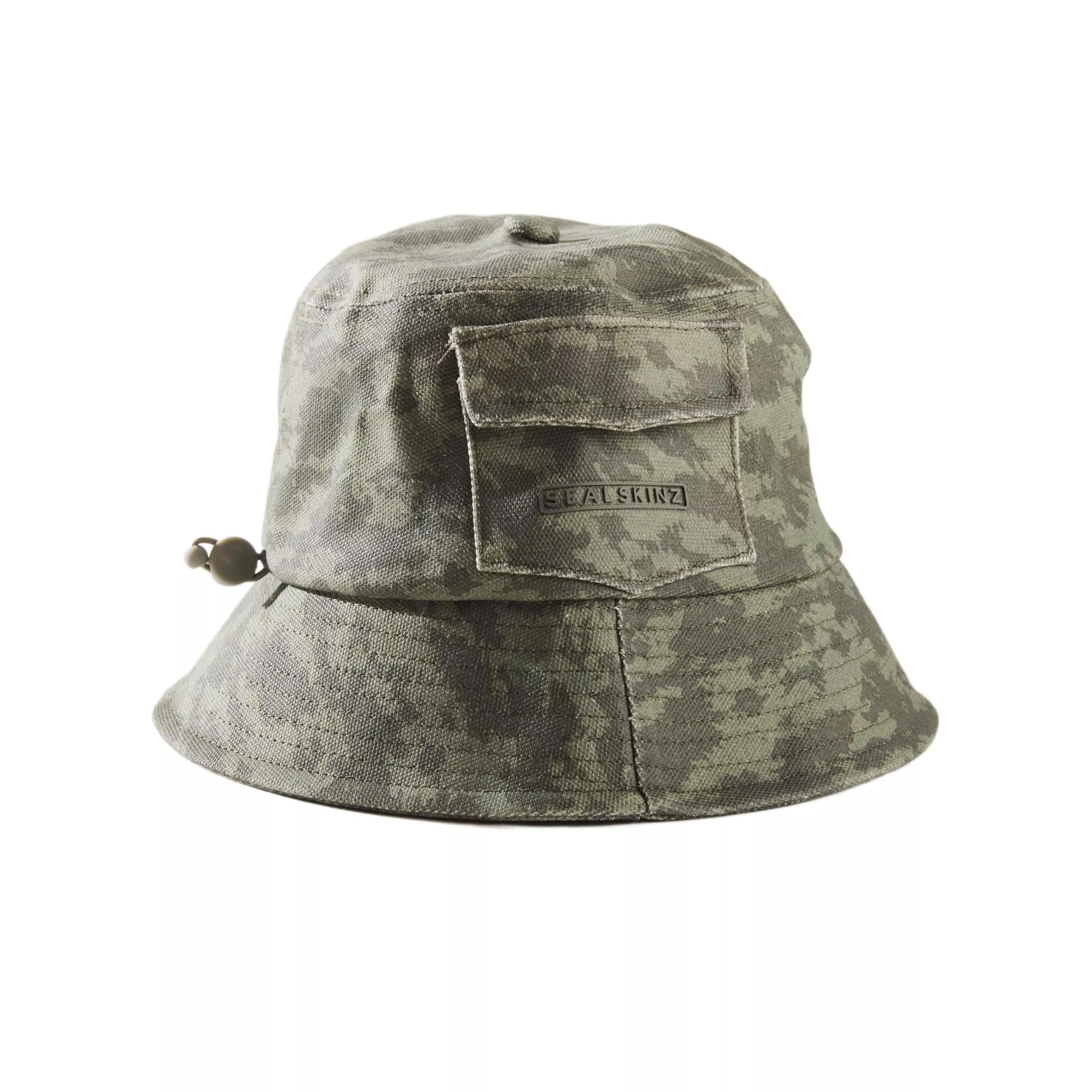 SEALSKINZ | Lynford | Waterproof Unisex Bucket Hat with Pocket | All Weather | UV Protection