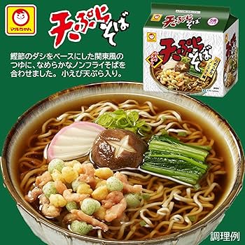 Amazon.co.jp: マルちゃん 東洋水産 天ぷらそば 5P×6個 : 食品